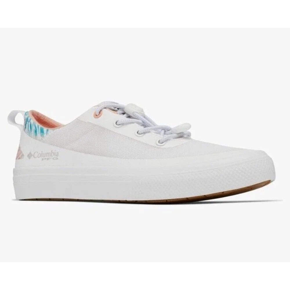 Columbia Women's PFG Shoes Sneaker Size 10 White Coral NWB